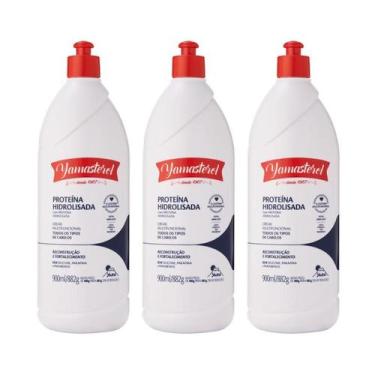 Imagem de Kit 3 Yamasterol Branco Proteína Hidrolisada 900ml Yamá