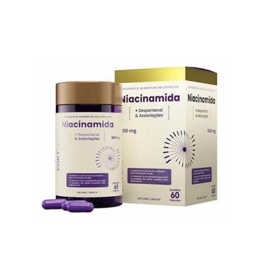 Imagem de Niacinamida 97% Teor + Dexpantenol + Vit B5 60 Caps Fortlife