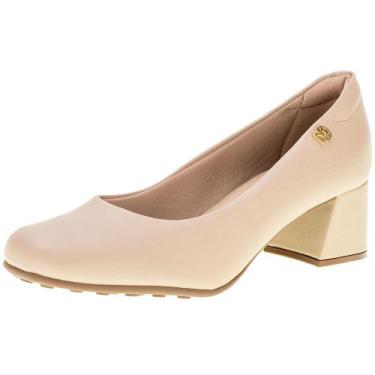 Imagem de Sapato feminino salto grosso modare - 7373100, Bege, 37