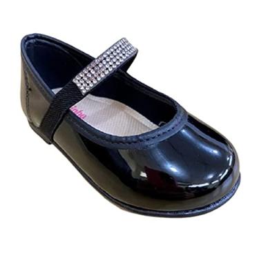 Imagem de Sapatilha Boneca Infantil Bebe Menina Com Strass Molekinha 2106.1031