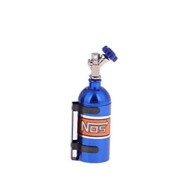 Imagem de LAFEINA Simulation Nitrogen Bottle Decoration Accessory for 1:10 RC Crawler Car Traxxas TRX4 Axial SCX10 90046 D90 D110 TF2 (Blue)
