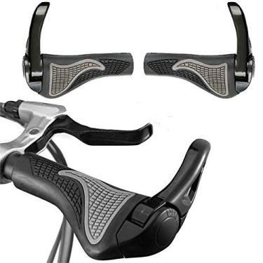 Imagem de Eyech um par antiderrapante de silicone de bicicleta OX buzina guidão punhos ergonômicos para MTB Mountain Road Bike Equipamento de equitação