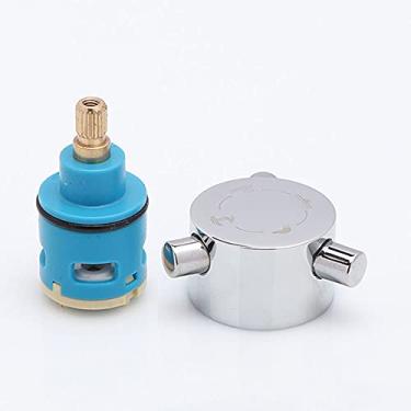 Imagem de Cartucho de disco de cerâmica para chuveiro de lavatório de plástico, cartucho de torneira de cerâmica para substituição de cartucho de torneira torneira torneira misturadora torneira