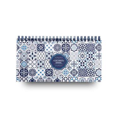 Imagem de Planejamento Semanal Lisboa - Fina folha Papelaria Azul