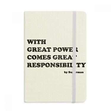 Imagem de Caderno de grande responsabilidade, capa dura oficial, agenda clássica de tecido