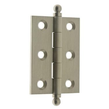 Imagem de idh by St. Simons 82015-015 Dobradiças de armário de 5 cm x 3,8 cm (par), 3,8 cm, níquel acetinado