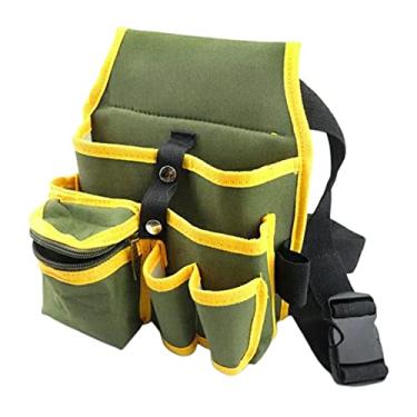 Imagem de homozy Bolsa de armazenamento de de ferramenta durável de lado de fenda Bolsa de cinturo Bolsa de organizador de broca Bolsa de, Verde