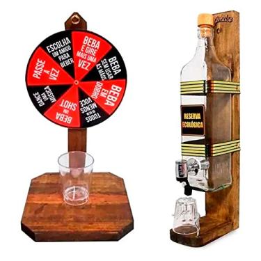 Imagem de Pingometro Artesanal com Jogo Roleta Gira Gira de Parede Decor