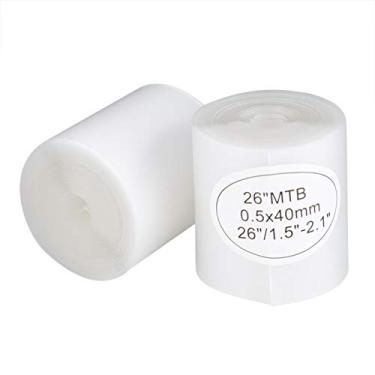 Imagem de Joyzan 2 peças de forro de pneu de bicicleta, torneira à prova de perfuração, protetor de tubo de espessura de 0,5 mm para 26", 27", 700C, 29" protetor de pneu de bicicleta Mountain Bike (26")