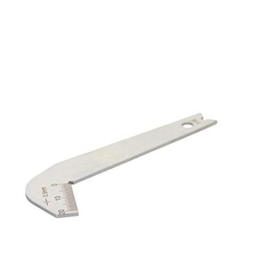 Imagem de Bettomshin Bitola de brocas de 118 graus, medidor de ângulo de retificação, transferidor de broca de ângulo de aço inoxidável