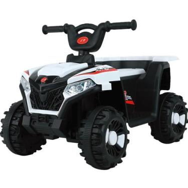 Imagem de Quadriciclo Eletrico Infantil Zippy Toys ATV Super 6V Branco