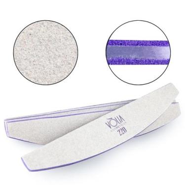 Imagem de Kit 05 Lixas Bumerangue Lavável Vòlia Gramatura 220 Unhas, Lixa de Unh