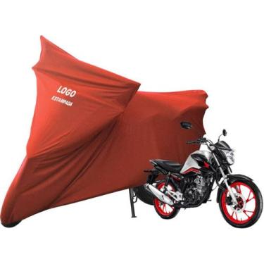 Imagem de Capa Para Moto Honda CG 160 Fan Flex Fan ESDi Flex Com Logo - Mz, Verm