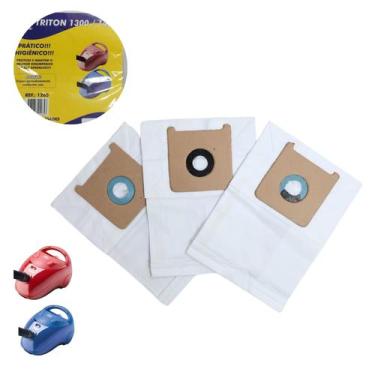 Imagem de Kit com 3un de saco para aspirador de po descartavel - Porto-Pel Colet