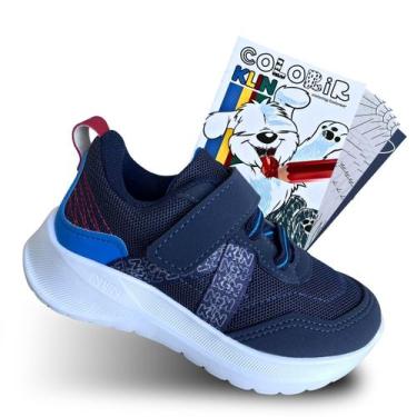 Imagem de Tênis de Menino Sem Cadarço Infantil Masculino Klin Freedom 440046, 44