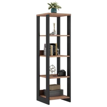 Imagem de Estante Livreiro Torre Industrial Chess F04 Preto-solanum - Mpozenato