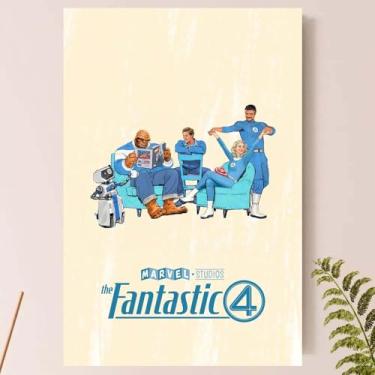 Imagem de Placa Quadro Decorativo Qu.arte.to Fan.tás.tico (Quarteto_01)