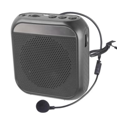 Imagem de Amplificador de Voz Portátil, Amplificador de Voz para Professores Com Fone de Ouvido Com Microfone, Amplificador de Cintura Recarregável Com Bateria de 2200mah para Ensino