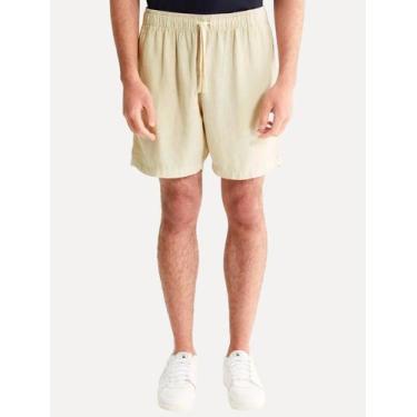 Imagem de Short Foxton Masculino Linho Pier Casual Areia, XL/GG
