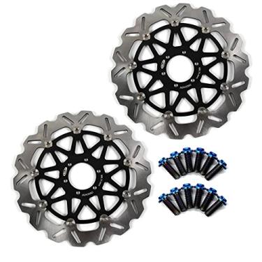 Imagem de Discos de freio dianteiros Arashi Rotores com parafusos de montagem para Yamaha TZR250 89-92, YZF750R 93-97, YZF750SP 93-97, FZR750R 89-92, FZR1000 EXUP 90-95, FZR1000 GENESIS 89-92, FZR1000 EXUP 90