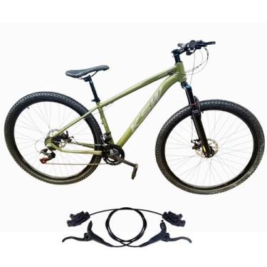 Imagem de Bicicleta Feminina Aro 29 Alumínio KSW XLT 100 21v Disco Hidráulico Su