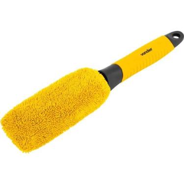 Imagem de Escova Microfibra Retangular Para Limpeza De Rodas Vonder