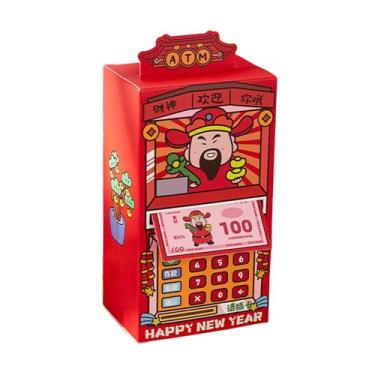 Imagem de Vaveren Envelope vermelho do Ano Chinês, Envelope para dinheiro do Ano Cavalo de 2026, tradicional e fofo para dinheiro, Deus Da Fortuna