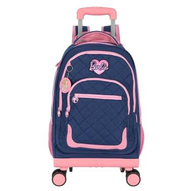 Imagem de Mochila de Rodinha 360 - Barbie - Azul - Luxcel
