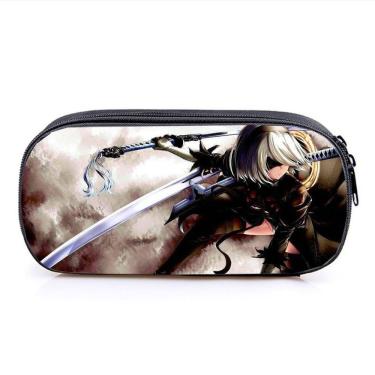 Imagem de Estojo para lápis Nier: Automatas Cartoon Anime Polyester 21,5 x 10 x 5,5 cm