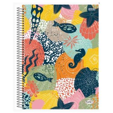 Imagem de Caderno De 10 Materias Bom D+ Feminino 160fls Capas Sortidas - Sao Dom