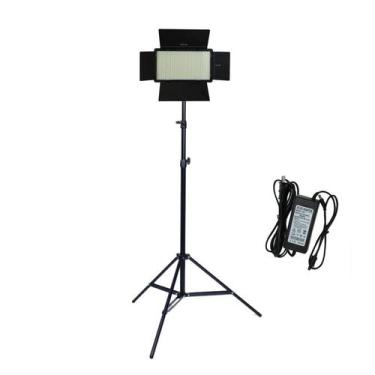 Imagem de Iluminador Pro Led 600 Bicolor 40w Somita + Fonte + Tripé - equifoto