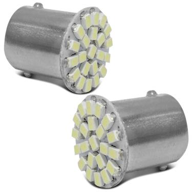 Imagem de Lâmpada 22 Leds 67 2 Pólos Smd 12v (1157) 6000k Par
