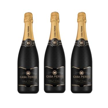 Imagem de Kit Espumante Casa Perini Black Edition Extra Brut 750ml 3un
