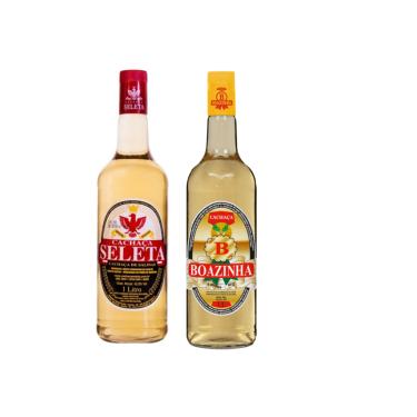 Imagem de Kit Cachaça Boazinha 1000ml + Cachaça Seleta Ouro 1000ml