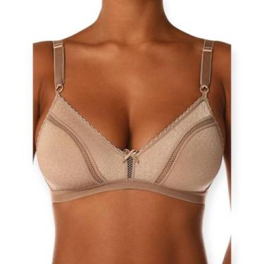 Imagem de Sutiã Bibelô sem Bojo DeMillus 61486, Bege, Rosado, 44