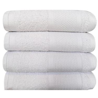 Imagem de Kit 4 Toalhas de Banho Pescara - Margex, Branco