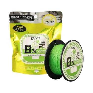 Imagem de Linha De Pesca Trançada TAIYU PE De 8 Fios, 100M, 32LB-72LB, Multifila