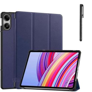 Imagem de Capa couro + caneta touch para Xiaomi Pad Pro 12,1 2024 - TechKing