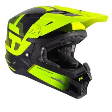Imagem de Capacete Moto Cross Trilha Enduro Mattos Echoes Amarelo - MATTOS RACIN