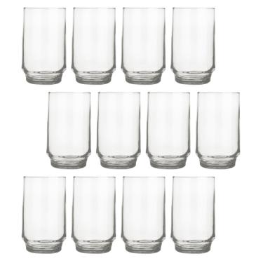 Imagem de Copo Vidro 300ml Lights Suco Agua Glamour Luxo Nadir - 12 Un