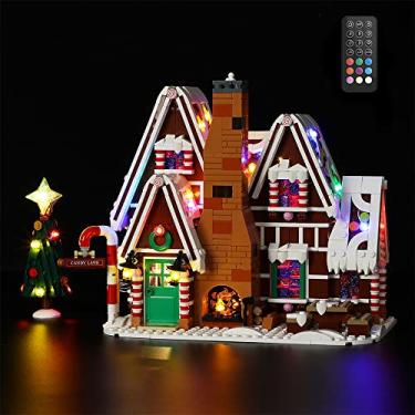 Imagem de GEAMENT LED Light Kit (Remote Control) Compatible with Lego Gingerbread House - Lighting Set for Creator 10267 (Lego Set Not Included)