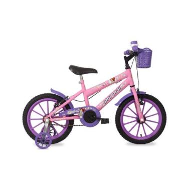 Imagem de Bicicleta Mormaii Infantil Aro 16 Sweet Girl Cesta V-Brake