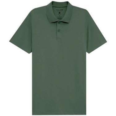 Imagem de Camiseta Polo Basica Masculina Malwee 1000004430v1 Cor:Verde Escuro;Tamanho:M