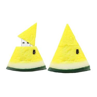 Imagem de 32 GB Forma de melancia unidades flash USB pen drive memória flash Stick PenDrives disco flash USB unidade de disco USB U unidade USB USB (amarelo)