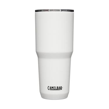 Imagem de CamelBak, Copo Térmico, 850 Ml, Aço Inoxidável, Tampa De Três Modos, Base Silicone Antiderrapante, Ajuda A Manter A Temperatura, À Prova De Derramamento, Revestimento Resistente A Arranhões, Branco