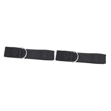 Imagem de Totority 2 Peças Cinto De Do Carrinho Pulseira De Cinto De Pulso Preto Para Alça Para Carrinho Pulseiras Pretas Bebê Polivalente Coleira De Cachorro Metal