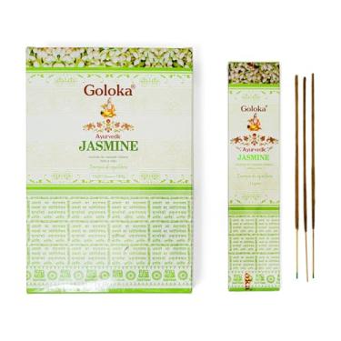 Imagem de YOGATERIA Incenso Indiano Massala Jasmim Natural Orgânico Goloka 12 caixinhas (12 caixinhas)