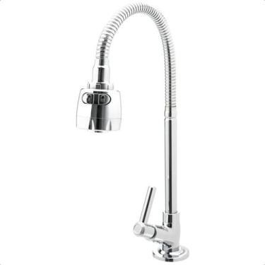 Imagem de Torneira de Metal para Cozinha Pia Bica Móvel Flexível Chuveirinho Ban