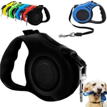 Imagem de Coleira Guia Retrátil Premium para Pet, Passeio Seguro Até 20kg - LIPP