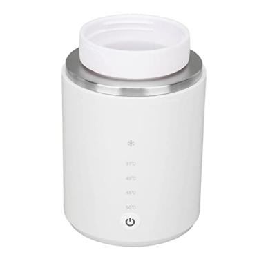 Imagem de Aquecedor de Mamadeira Portátil, 4 Configurações de Temperatura, Aquecedor de Leite Recarregável para Viagem Com Bateria de 8800mAh para Leite Materno